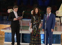 Winners of journalistic articles competition awarded on occasion of Novruz holiday. Azerbaijan, Baku, 17 match, 2016  